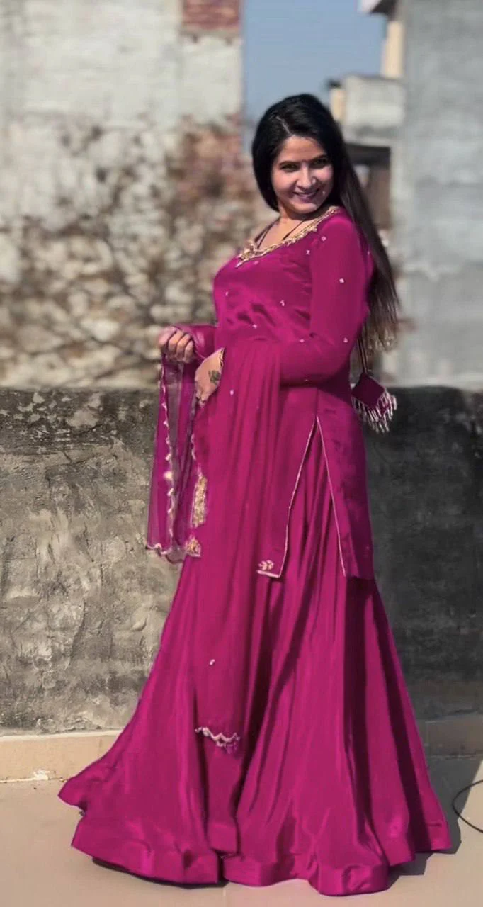 A Red and Pink Top Lehenga Fashion Statements - Image 7