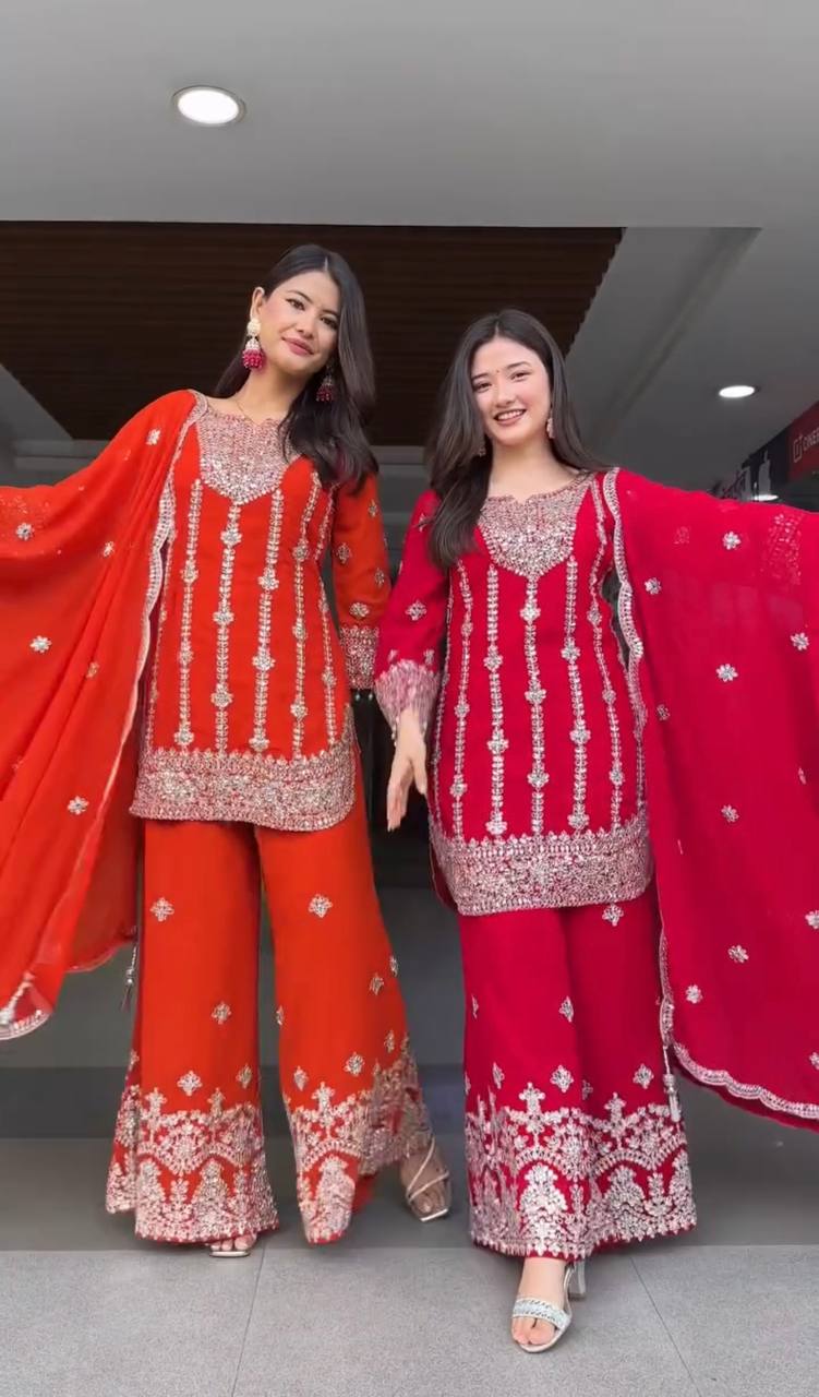 Vibrant Elegance Festive Attire Collection - Image 8